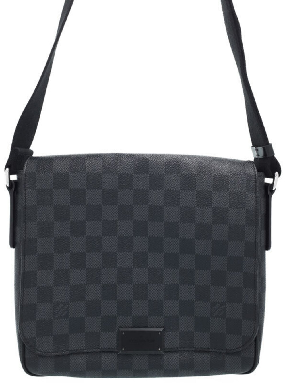 Louis Vuitton Damier Graphite Black District Shoulder Bag